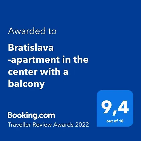 Apartman -apartment Near The Center With A Balcony Pozsony